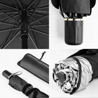 Car Windshield Sun Shade with Heat Insulation and UV Protection – Foldable Auto Sun Shield Cover – Image 7